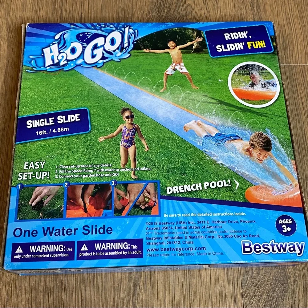 H2O GO! Single Water Slide Ages 3 & up